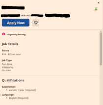 Wish I had enough experience