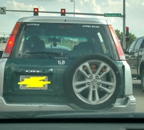 Wishing I had a visible spare tire spotted by a friend in Omaha