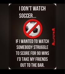 With all the soccer hype going on