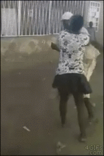 Womans Self Defence In Action