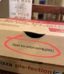 Wonder what they had experienced to put this on the box