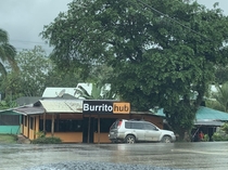 Wonder where this Costa Rican burrito joint got the idea for their logo