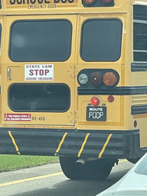 Worse bus destination ever Seen in Texas
