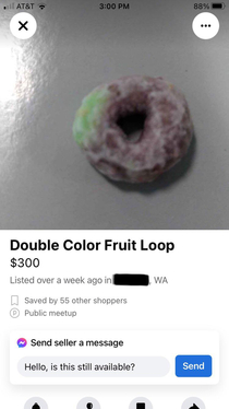 Would you rather buy a single rare Fruit Loop OR  boxes of Fruit Loops for 