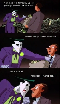 Wow even The Joker has his limits