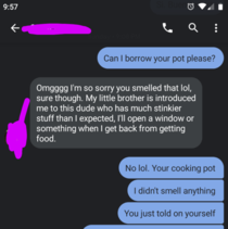 Wrong pot