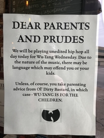 Wu-Tang Isnt For The Children