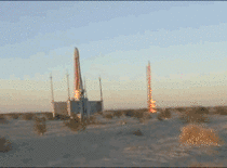 X-Wing model rocket disintegrates during flight