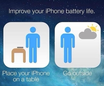 Yahoos recommendation for better battery life with iOS  update