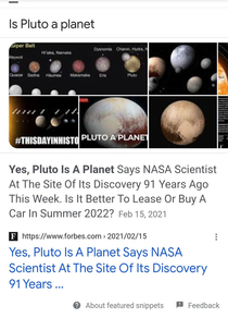 yeah Pluto might be a planet but have you thought about leasing a car