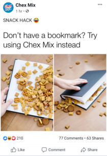 Yeah so Chex-Mix are on drugs