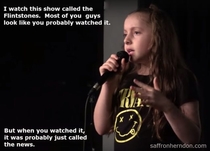 -year-old stand-up