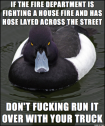 Yes we are sorry our fire hose blocked you in and youre stuck but I assure you one of your neighbors is having a much worse day than you