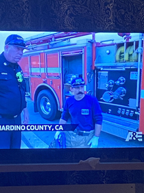 Yesterday I found a Waluigi He is a firefighter in California