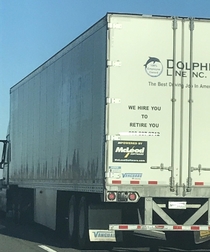 Yet another threat from the trucking mafia
