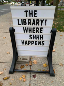 You all loved the last sign my library had They strike again