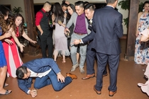 You can tell who my real close friends are by their facial reactions as I fell on the dance floor