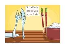 You cant just ask someone whos the fork