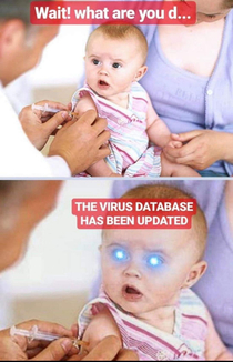 You have been upgraded or downgraded for an anti-vax