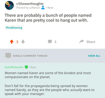 You hear that Karen Youre loved