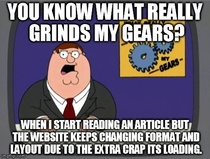 You know what really grinds my gears