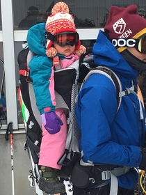 You know who loves skiing Not this kid