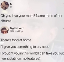 You love your mom