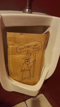 You shall not piss