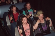 You should always know where a roller coaster has cameras
