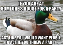 You think this would be common sense when it comes to house parties
