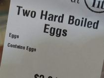 Youll never guess what I ate for breakfast this morning Purchased from the Department of Redundancy Department