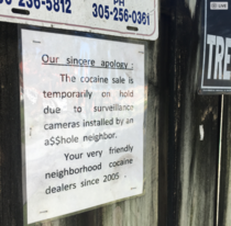 Your friendly neighborhood coke dealer
