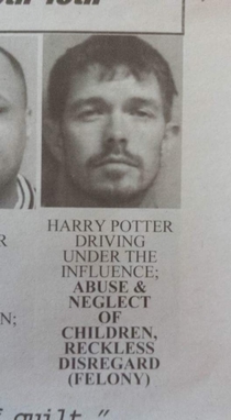 Youre a criminal Harry