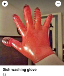 Youre selling a Dish washing glove you say