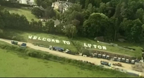 Youtuber Max Fosh put this on the arrival for Gatwick Airport