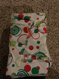 Youve heard of dad bod I now give you dad wrapping