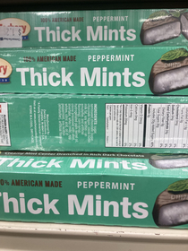 Youve heard of thin mints now get ready for