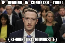 zuck trying to be human not very hard when the option is built in